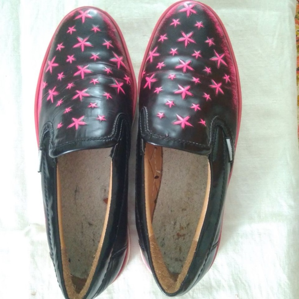 Jimmy Choo Pink Star Men's Slip-On Shoes - Picture 4 of 12